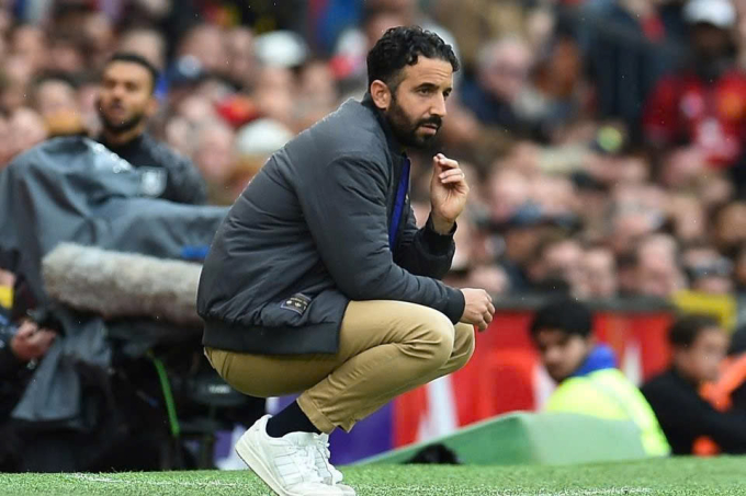 HLV Ruben Amorim trong trận Man Utd thắng Burnley trên sân Old Trafford, thành phố Manchester, Vương quốc Anh, vòng ba Ngoại hạng Anh ngày 30/8/2025. Ảnh: Reuters