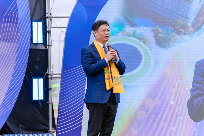 Ông Nguyễn Thanh Bình – Phó chủ tịch thường trực UBND TP Huế phát biểu tại buổi lễ. Ảnh: FPT