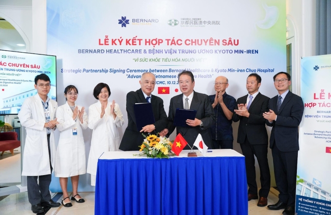 Bernard Healthcare ký kết hợp tác chuyên sâu với Bệnh viện Trung ương Kyoto Min-iren nhằm nâng cao chất lượng chăm sóc sức khỏe tiêu hóa tại Việt Nam nguồn ảnh?
