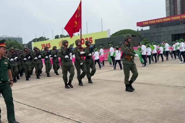 Diễu binh Ba Đình: Lực lượng chuẩn bị hợp luyện
