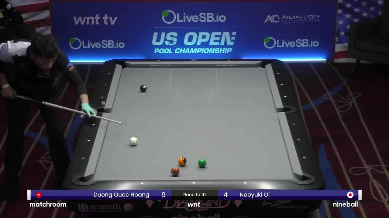 Cơ thủ Quốc Hoàng vào vòng 1/8 US Open