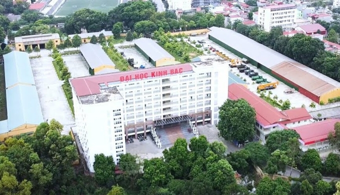 Khuôn viên trường Đại học Kinh Bắc. Ảnh: Website trường