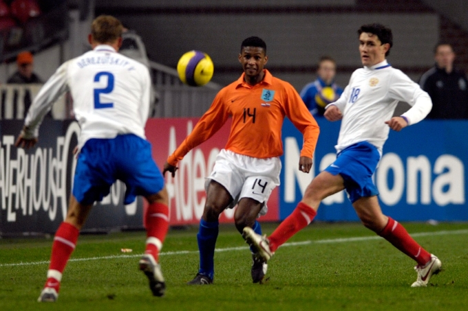 David Mendes (số 14) đá 7 trận cho tuyển Hà Lan giai đoạn 2007-2009. Ảnh: Sparta Rotterdam