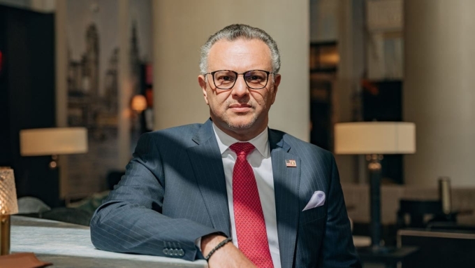 Massad Boulos, cha của Michael Boulos, tại Khách sạn Wall Street ở New York hồi tháng 9/2024. Ảnh: WP