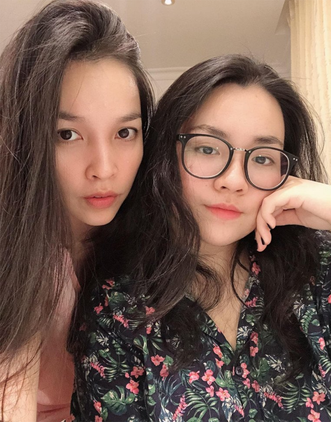Hiền Thục bên con gái. Ảnh: Nhân vật cung cấp