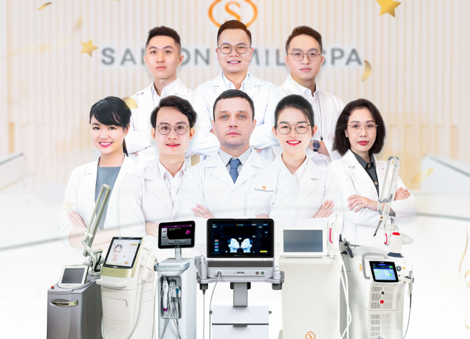 Các bác sĩ tại Saigon Smile Medical. Ảnh: SSM