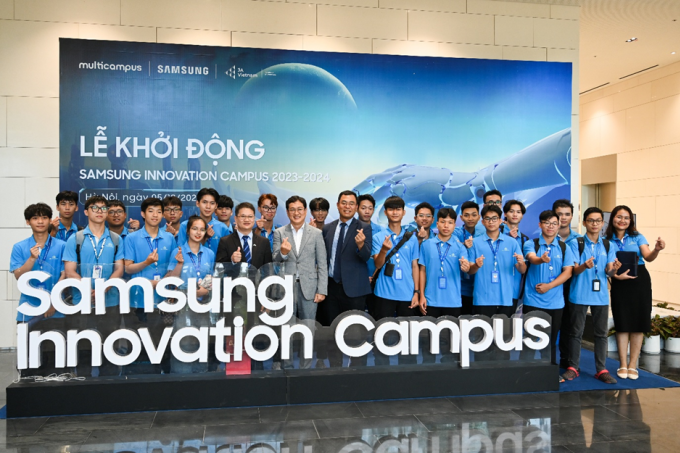 Sinh viên CMC tại sự kiện Samsung Innovation Campus. Ảnh: Trường Đại học CMC