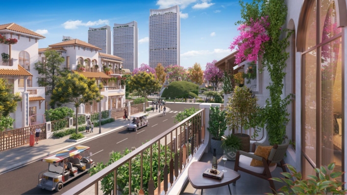 Casa có thiết kế mang cảm hứng Iberia giao thoa với bản sắc văn hóa Nam Bộ. Ảnh: Sun Group