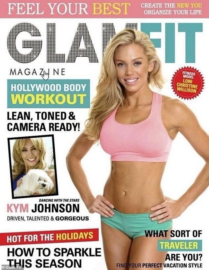 Loni Willison thuở hoàng kim là gương mặt quen thuộc của các tạp chí thể hình. Ảnh: Glam Fit