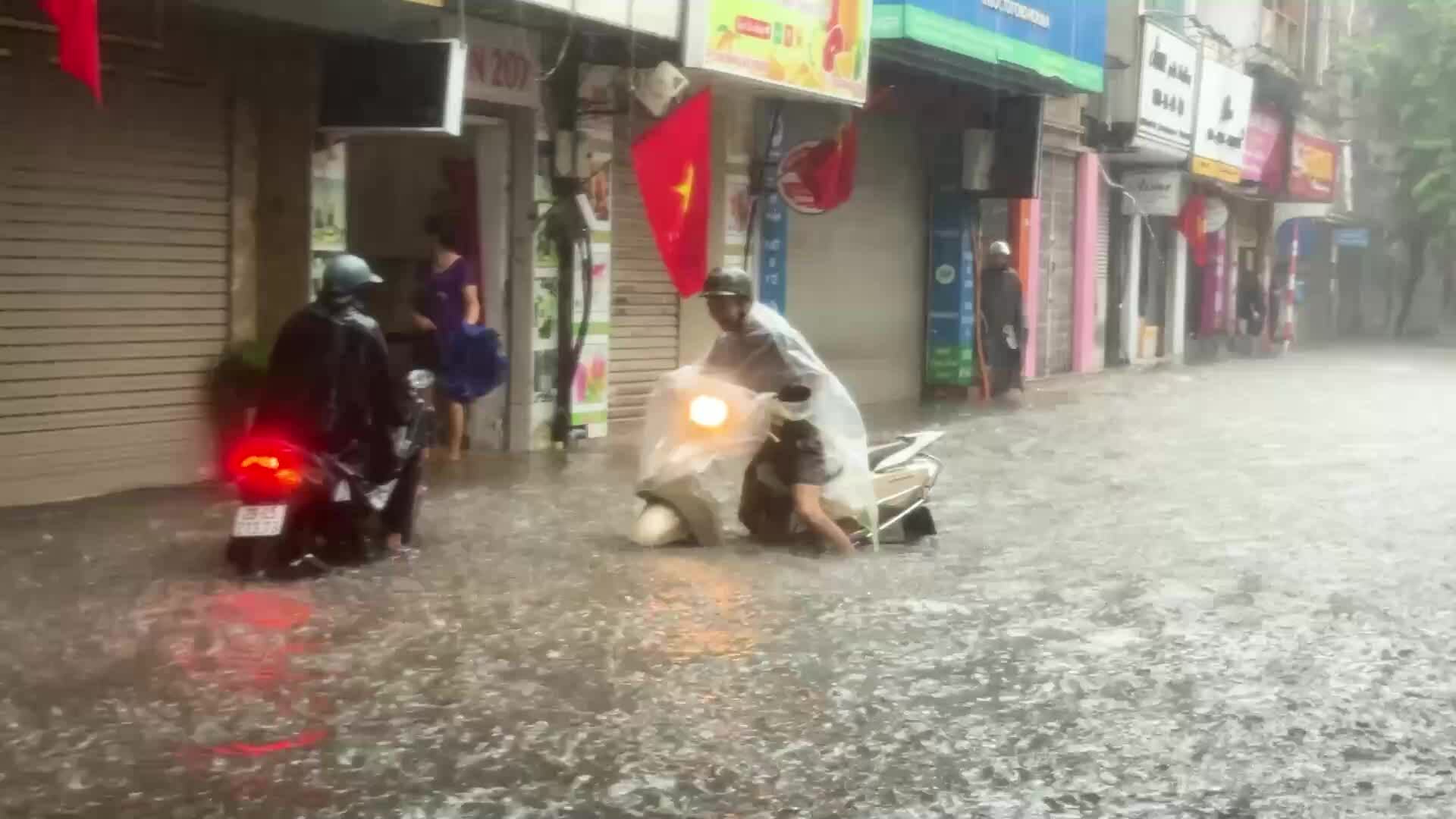 Những điểm ngập lụt ở Hà Nội
