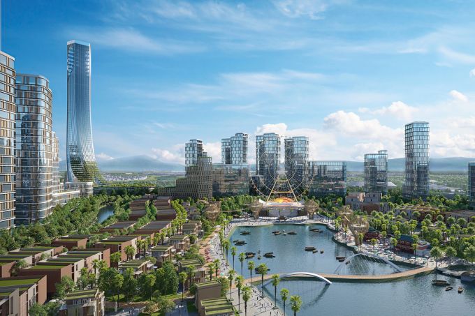 Phối cảnh siêu dự án Da Nang Downtown. Ảnh: SUN