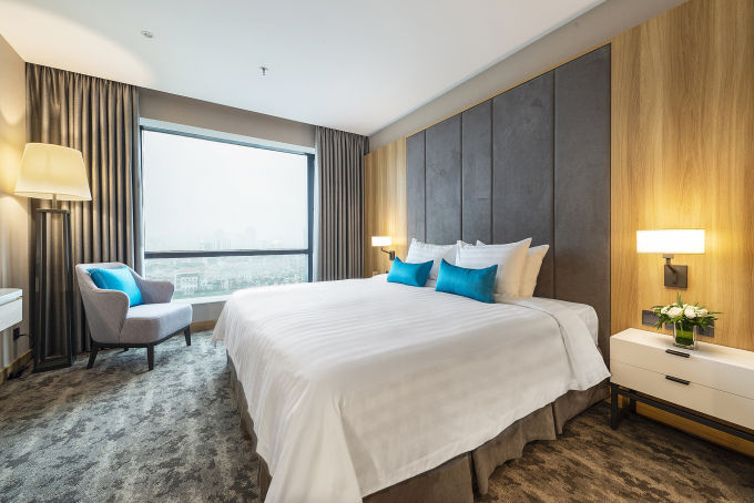 Nội thất bên trong phòng tại Khách sạn Hà Nội. Ảnh: Hanoi hotel