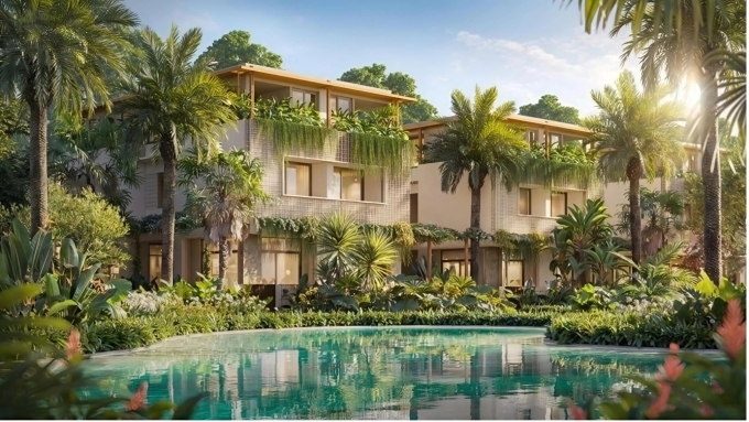 Chủ đầu tư chú trọng đưa không gian xanh vào dự án. Ảnh: La Tiên Villa