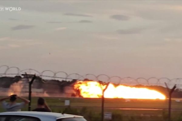 F-16 Ba Lan rơi: Nổ tung sau cú lao đất