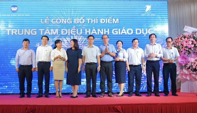Ngành giáo dục thí điểm trung tâm điều hành thông minh IOC. Ảnh: Sở Giáo dục và Đào tạo Tây Ninh