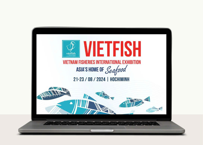 Logo và bộ nhận diện thương hiệu cũ của Vietfish. Ảnh: Vietfish