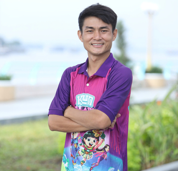 VĐV tâng bóng Trọng Thy. Ảnh: VM