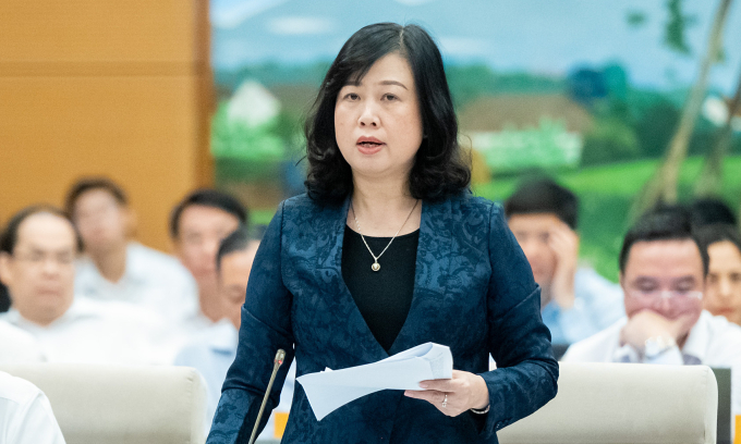 Bộ trưởng Y tế Đào Hồng Lan. Ảnh: Phạm Thắng
