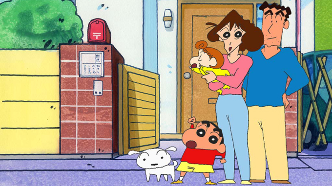 Gia đình Shin là hình mẫu điển hình của tầng lớp trung lưu Nhật Bản. Ảnh: TV Asahi