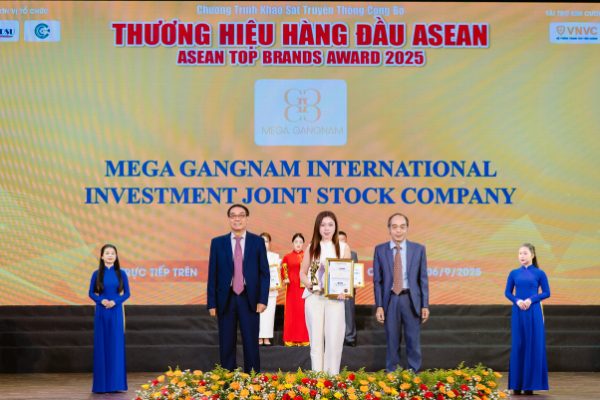 Mega Gangnam Nhận Giải ASEAN Top Brands Award 2025
