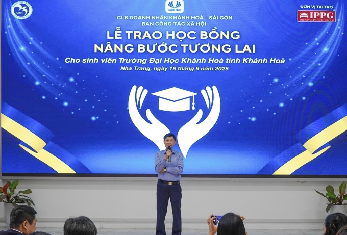 Chủ tịch tập đoàn Liên Thái Bình Dương phát biểu tại sự kiện. Ảnh: IPPG