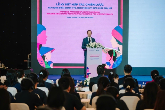 Ông Andreas Jorgensen Daugard - Giám đốc điều hành Organon khu vực châu Á - Thái Bình Dương phát biểu tại sự kiện. Ảnh: Organon Việt Nam
