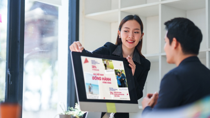 AIA Việt Nam xác định đại lý chuyên nghiệp là nhân tố then chốt để mang lại trải nghiệm dịch vụ tốt nhất tới khách hàng. Ảnh: AIA Việt Nam