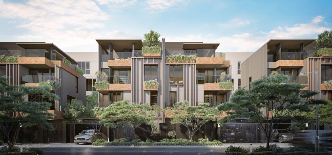 Biệt thự song lập Twin Villa đề cao sự gắn kết với cộng đồng cư dân. Ảnh: CapitaLand