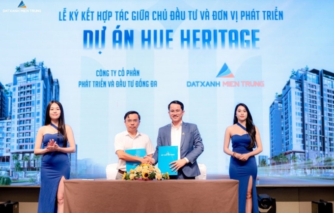 Đất Xanh Miền Trung ký kết hợp tác phát triển và phân phối dự án Hue Heritage