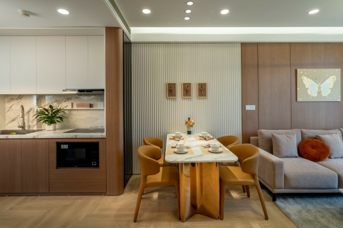 Căn hộ mẫu 2 phòng ngủ tại Eco Riverside. Ảnh: Ecopark