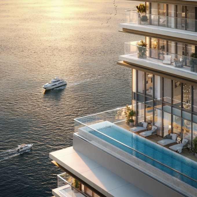 Marina Bayfront District hướng đến phong cách sống tiêu chuẩn quốc tế kết hợp tiềm năng đầu tư. Ảnh: BIM Land