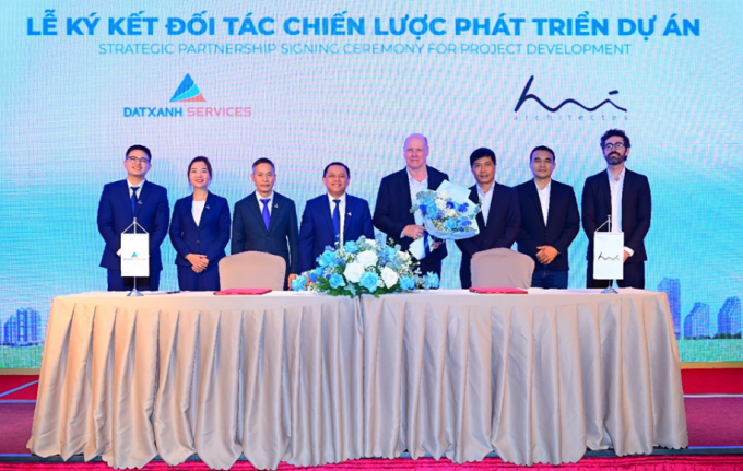 Dat Xanh Services ký kết hợp tác chiến lược cùng Huni Architectes (Pháp).