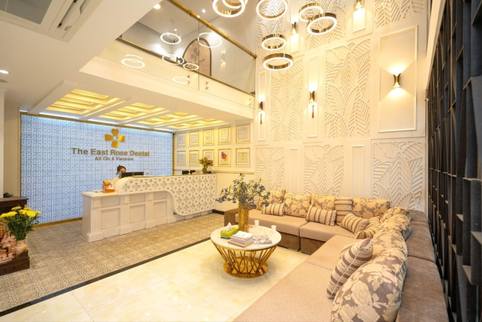 Phòng chờ tại chi nhánh Thủ Đức. Ảnh: Nha khoa Hoa Hồng Phương Đông
