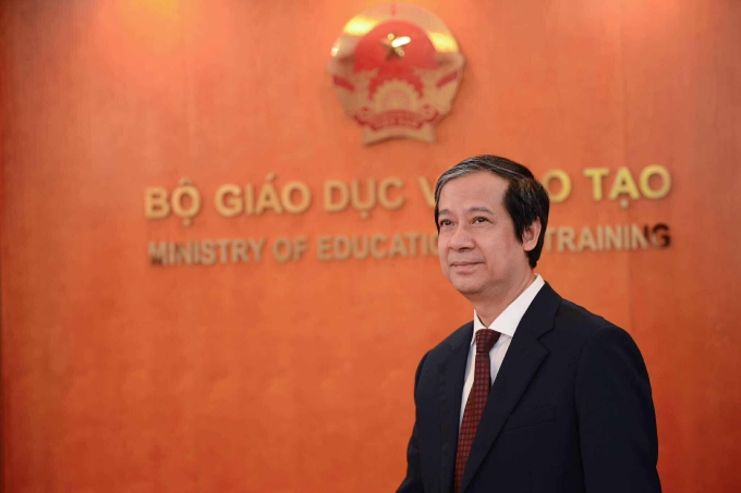 Bộ trưởng Giáo dục và Đào tạo Nguyễn Kim Sơn. Ảnh: MOET