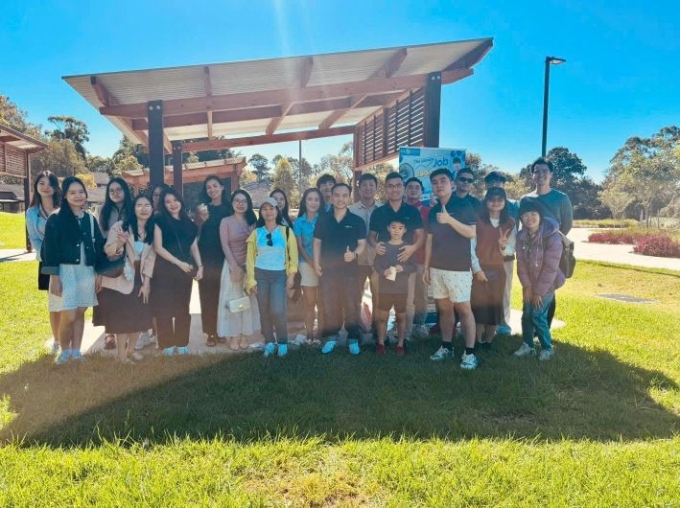 Một buổi sự kiện kết nối do JRM tổ chức tại Sydney vào tháng 5. Ảnh: JRM