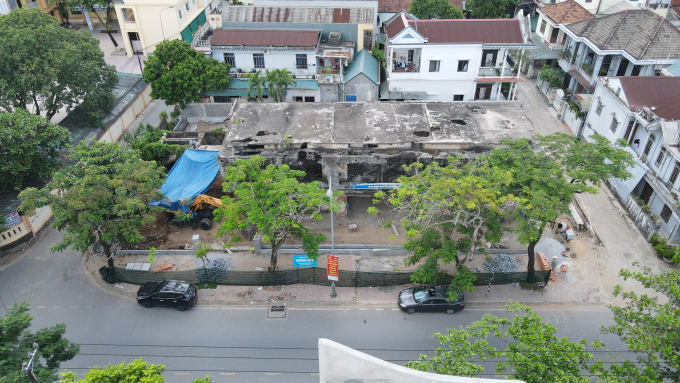 Di tich trường Bồ Đề, thị xã Quảng Trị xưa. Ảnh: Đắc Thành