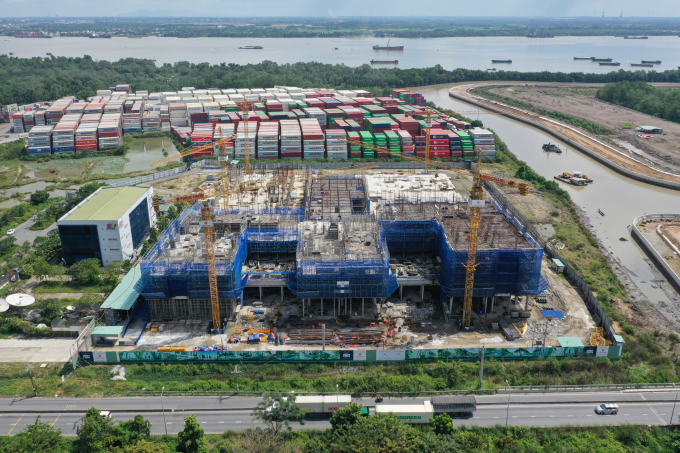 Dự án nhà ở xã hội cho công nhân trên đường Võ Chí Công, TP HCM. Ảnh: Quỳnh Trần