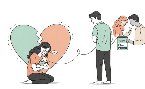Sắp sinh, phát hiện chồng nhắn tin tình cảm với người yêu cũ
