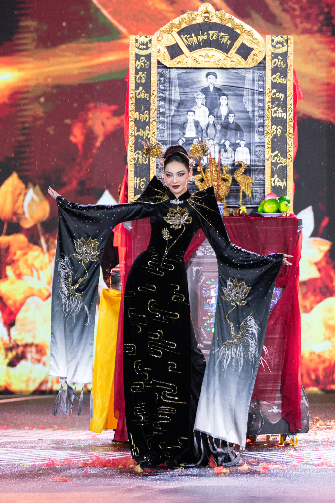 Trang phục Hương khói gia tiên ở Miss Grand Vietnam gây tranh luận