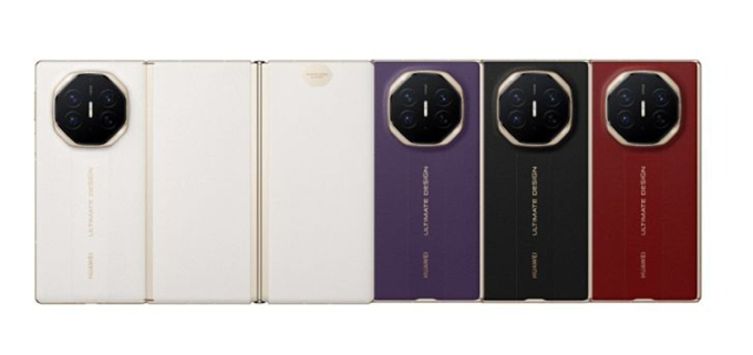 Bón màu sắc của Huawei Mate XTs. Ảnh: Huawei