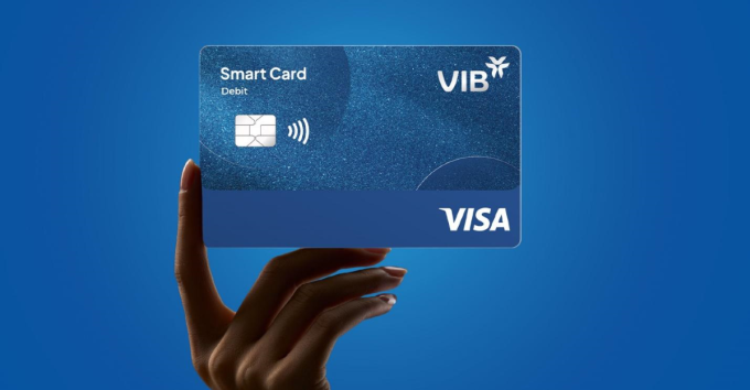 Thẻ Smart Card của VIB. Ảnh: VIB