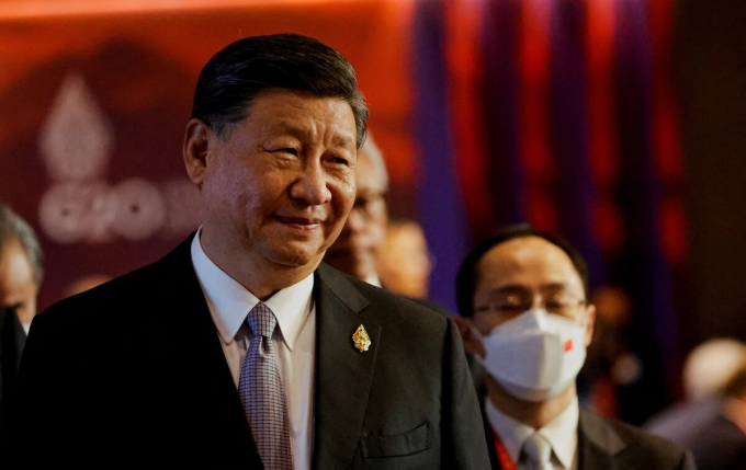 Chủ tịch Trung Quốc Tập Cận Bình tại Hội nghị thượng đỉnh các nhà lãnh đạo G20, Bali, Indonesia, ngày 16/11/2022. Ảnh: Reuters