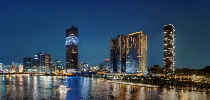 Grand Marina, Saigon là khu căn hộ hàng hiệu Marriott và JW Marriott lớn nhất thế giới. Ảnh: Masterise Homes