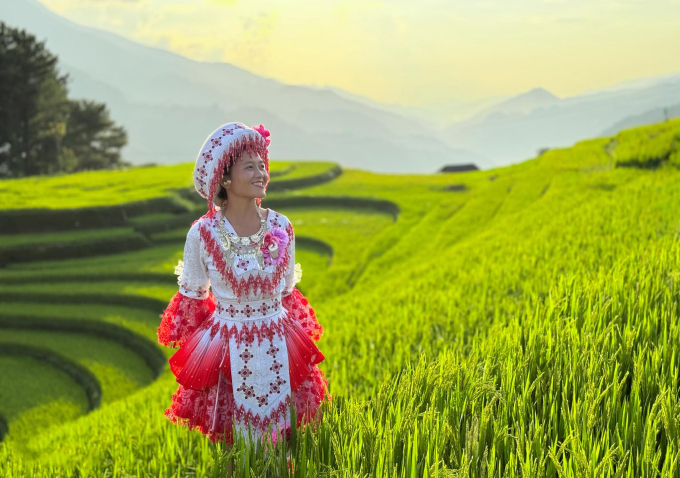 Đồi Móng Ngựa lúc hoàng hôn. Ảnh: Mùa A Giàng
