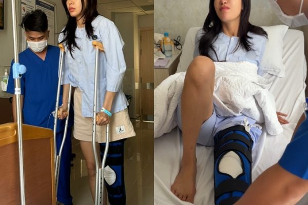 Minh Tú chia sẻ được chồng chăm sóc khi đứt dây chằng
