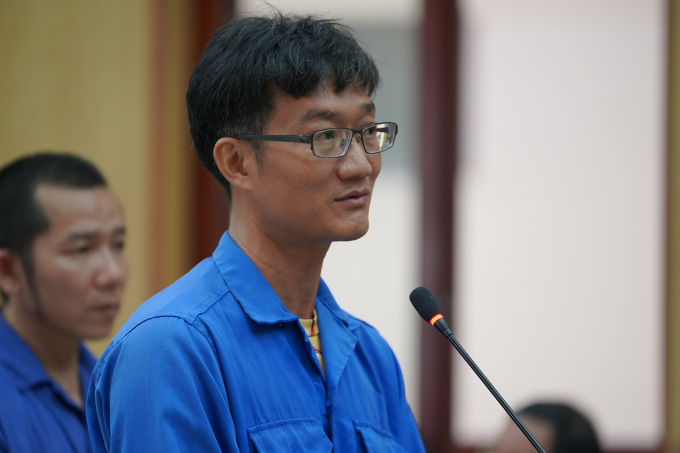 Nguyễn Việt Anh tại tòa. Ảnh: Trường Hà