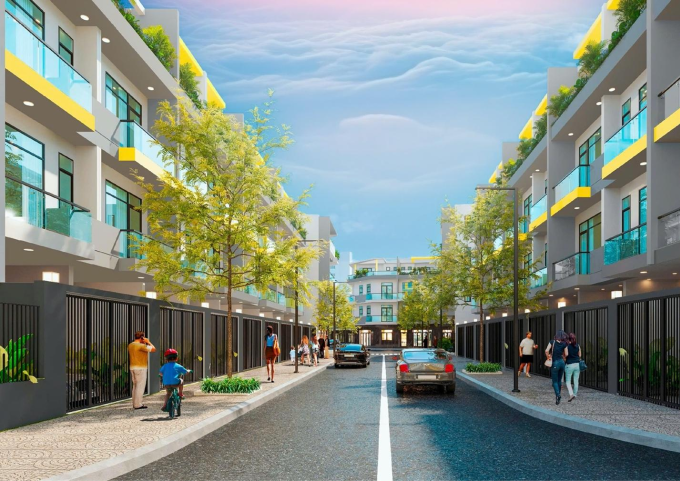 Phối cảnh nội khu dự án. Ảnh: Bcons