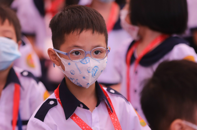 Học sinh tiểu học ở TP HCM. Ảnh: Quỳnh Trần