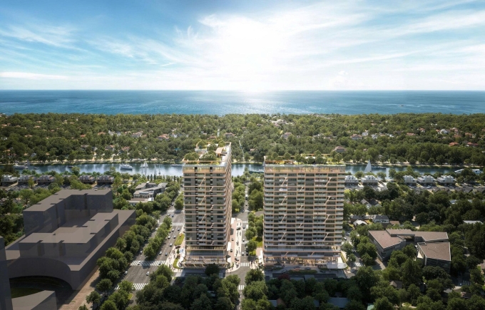 Regal Complex sở hữu vị trí đẹp tại Nam Đà Nẵng. Ảnh: Regal Complex