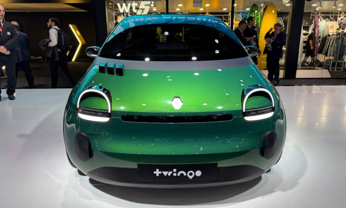 Renault Twingo - xe điện của thương hiệu Pháp được phát triển tại Trung Quốc. Ảnh: TopElectricSUV